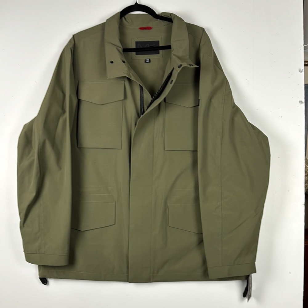 MICHEAL KORS OUTDOOR JACKET WATER RESISTANT WIND PROOF OLIVE GREEN COLOR NWT